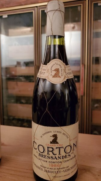 画像1: 希少！ブルゴーニュ・ジャブレ・ヴェルシェール・コルトン・ブレッサンド(特級畑)1986年 (1)