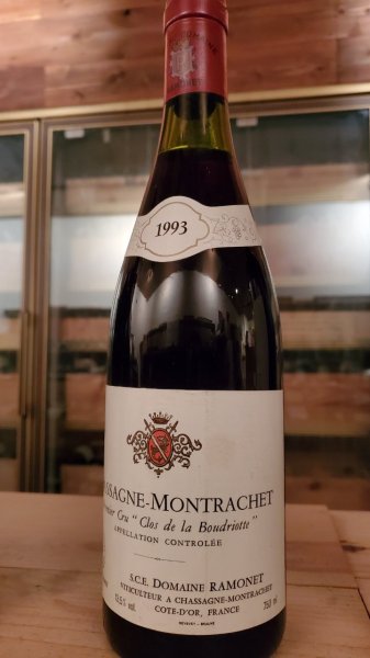 ワイン 1993 Ramonet Chassagne-Montrachet Morgot 1993 Ramonet Chassagne-Montrachet Morgot Domaine Ramonet
