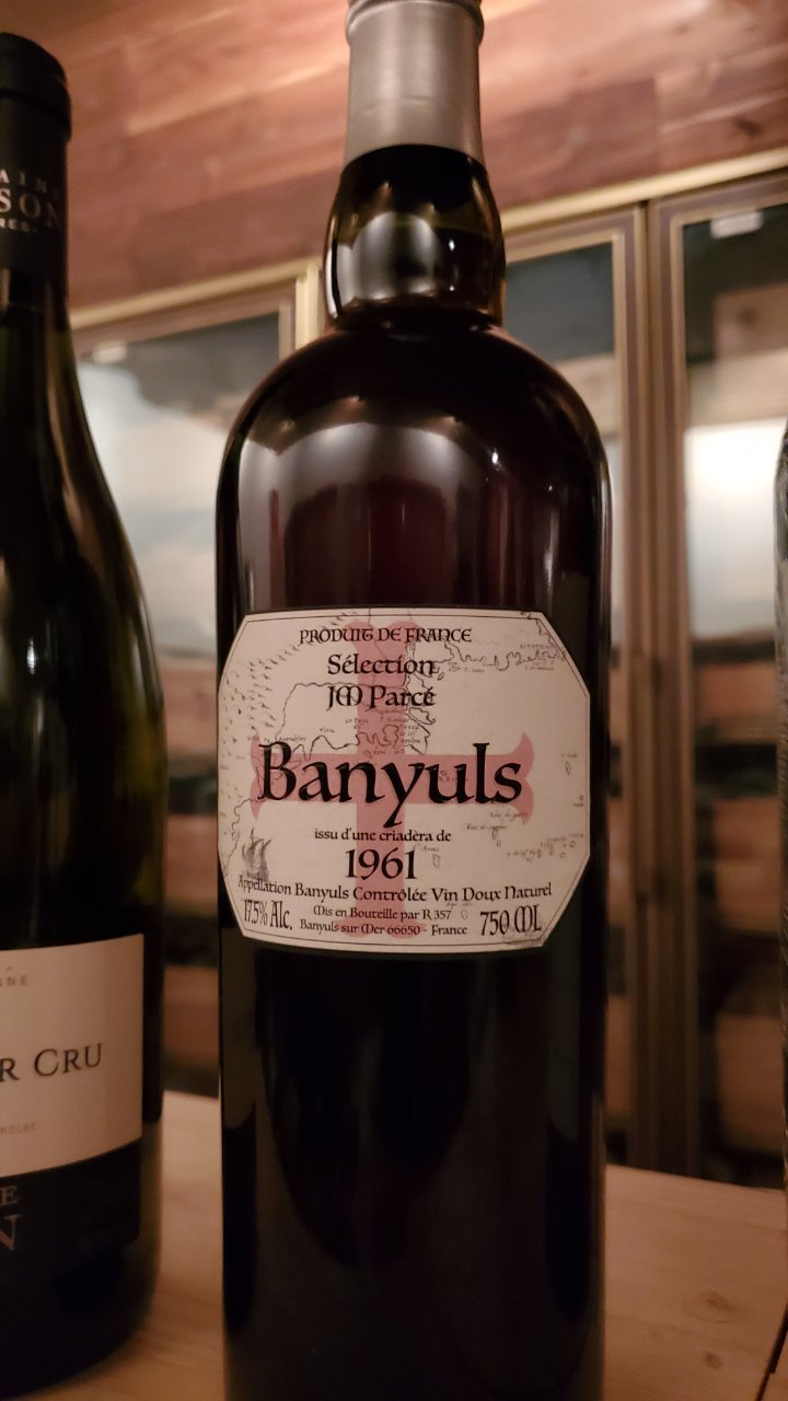 激旨 蔵出しルーブリー バニュルス ミレジム1961年 750ml 南フランスの上級品 富山 吉田酒店