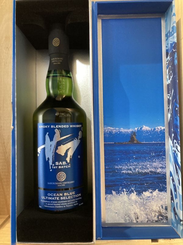 若鶴酒造 三郎丸蒸留所 SAB.OCEAN BLUE 700ml1ST BATCH